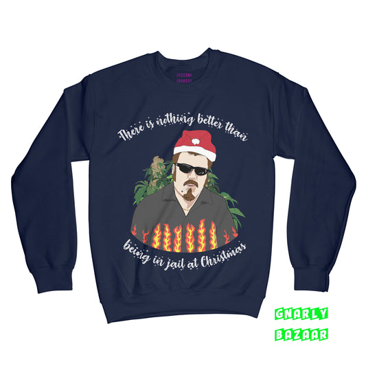 Trailer Park Christmas Funny Jumper Ricky Weed Jail Sweatshirt Reddit TPB