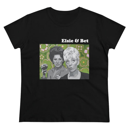 Elsie and Bet Women's Heavy Cotton Tee Coronation Street Corrie Yorkshire